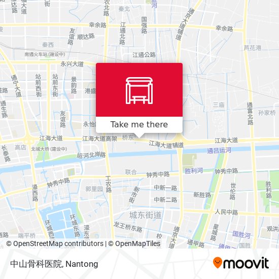 中山骨科医院 map