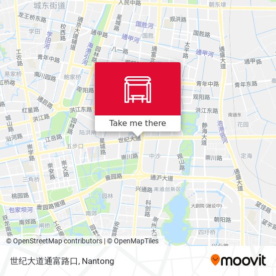 世纪大道通富路口 map