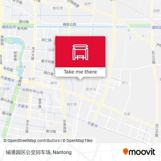 锡通园区公交回车场 map