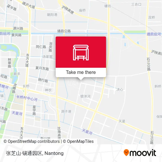 张芝山·锡通园区 map