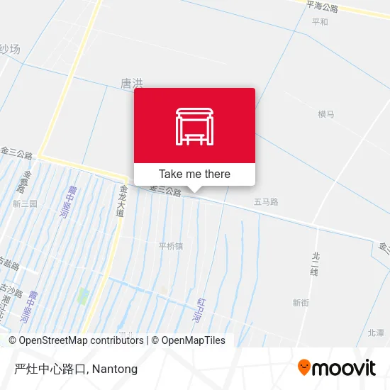 严灶中心路口 map