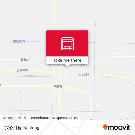 实心河桥 map