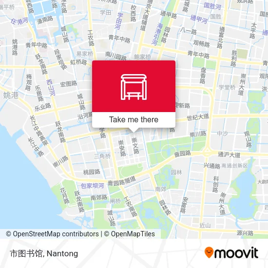 市图书馆 map