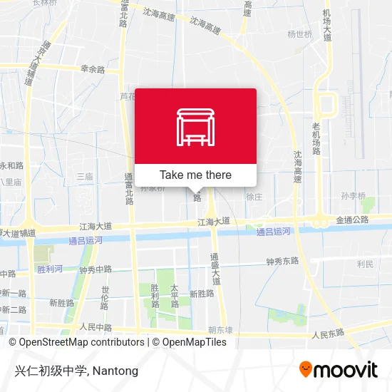 兴仁初级中学 map