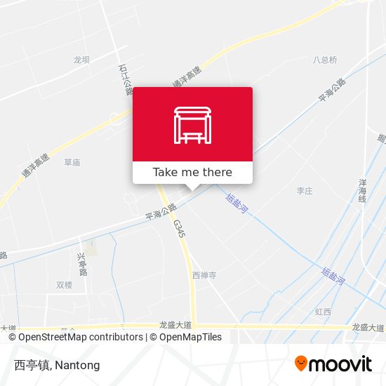 西亭镇 map