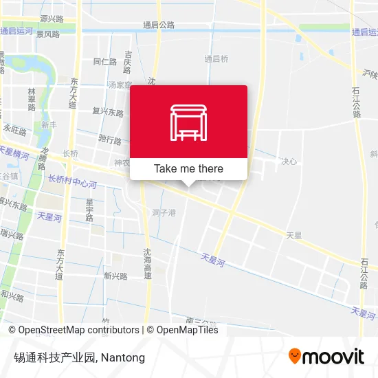锡通科技产业园 map