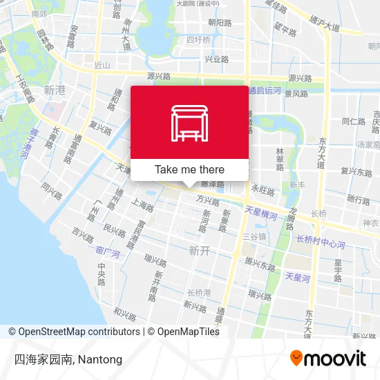 四海家园南 map