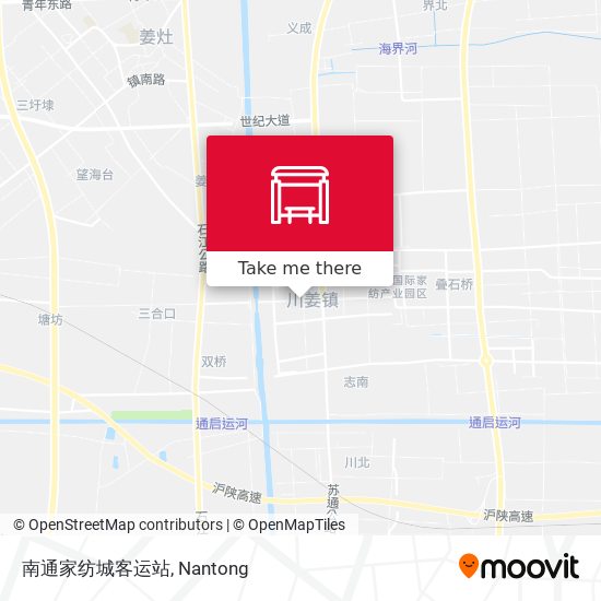 南通家纺城客运站 map