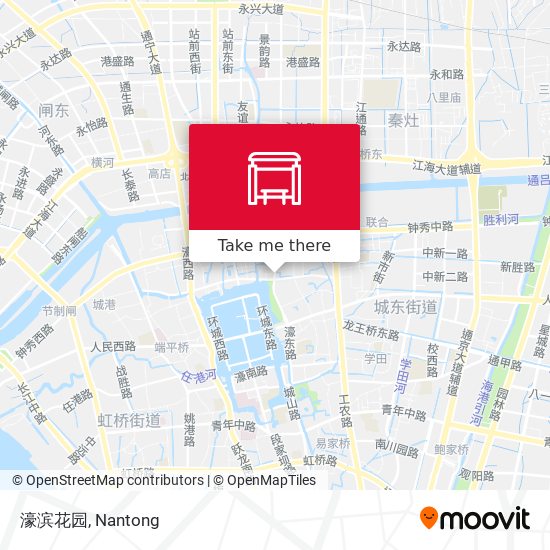 濠滨花园 map