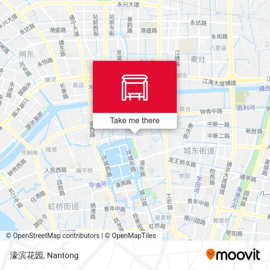 濠滨花园 map