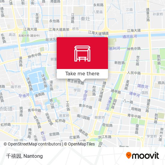 千禧园 map