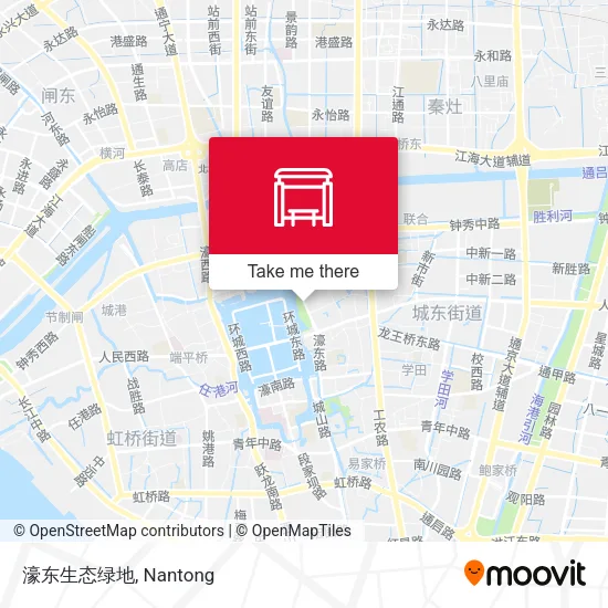 濠东生态绿地 map