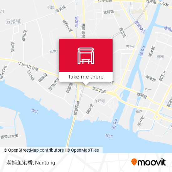 老捕鱼港桥 map