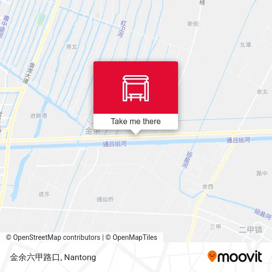 金余六甲路口 map