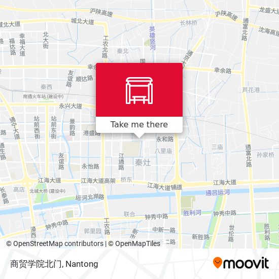 商贸学院北门 map