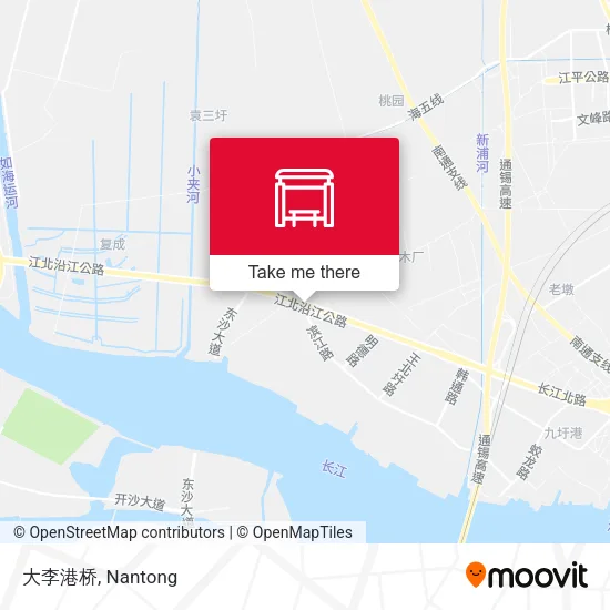 大李港桥 map