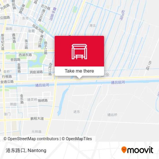 港东路口 map