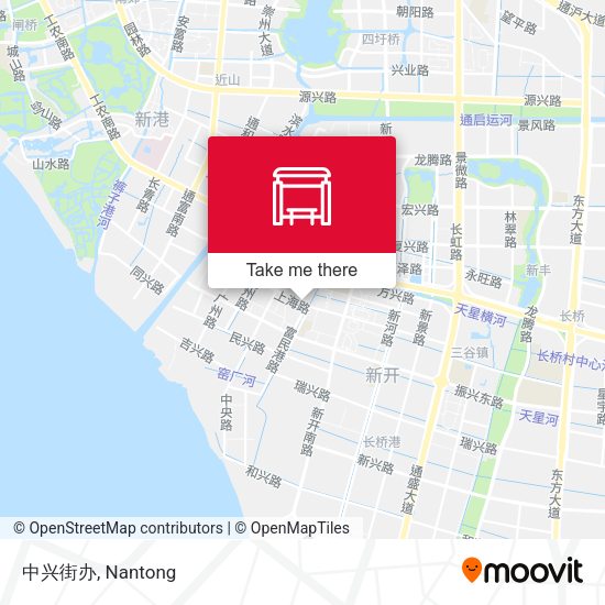中兴街办 map