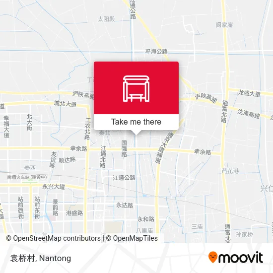 袁桥村 map