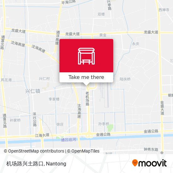 机场路兴土路口 map