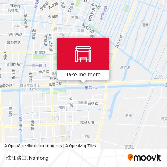 珠江路口 map
