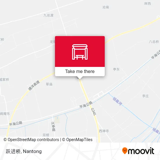 跃进桥 map