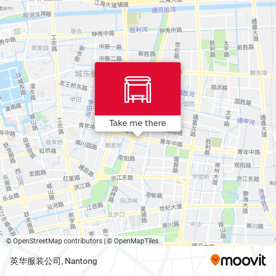 英华服装公司 map