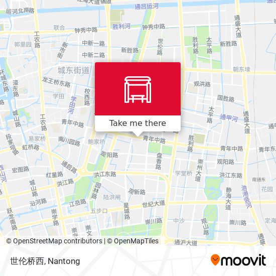 世伦桥西 map