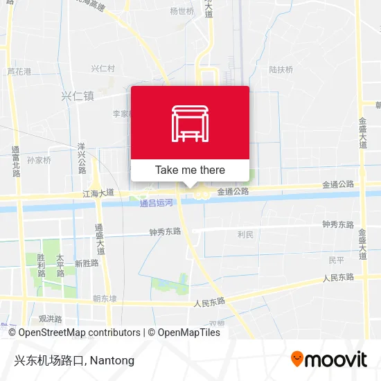兴东机场路口 map