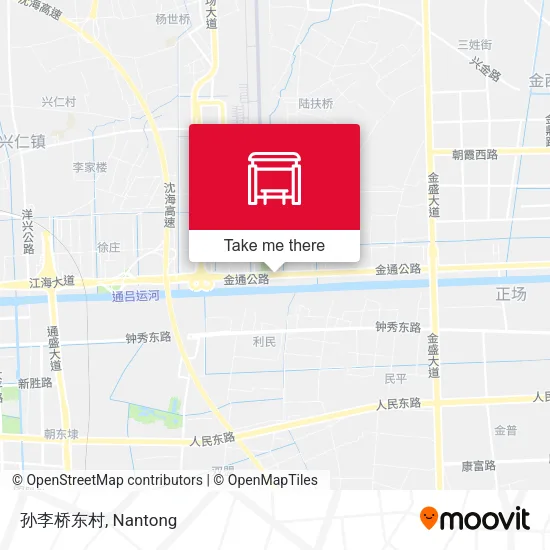 孙李桥东村 map