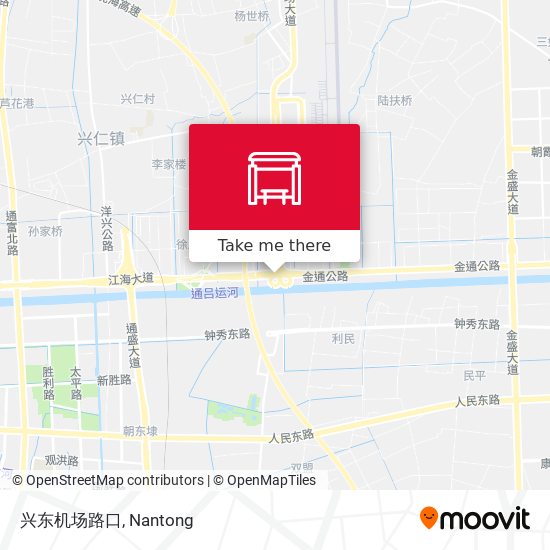 兴东机场路口 map