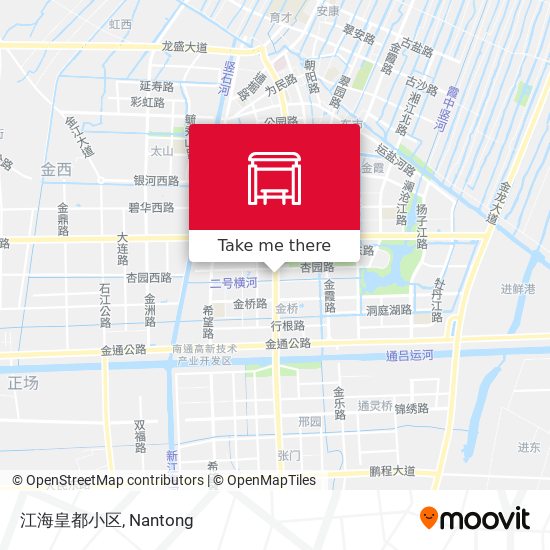 江海皇都小区 map