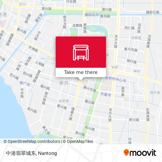 中港翡翠城东 map