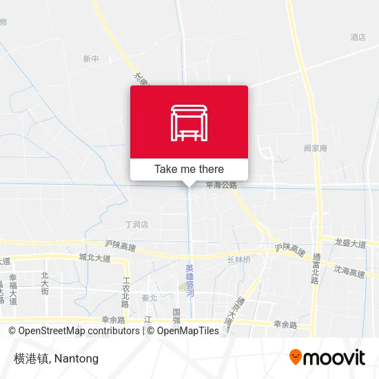 横港镇 map