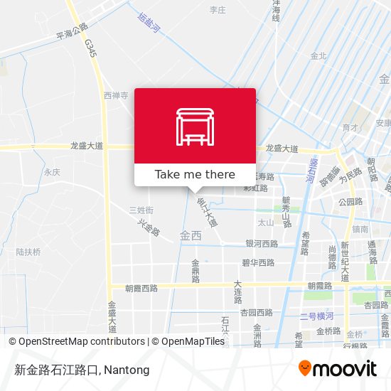 新金路石江路口 map