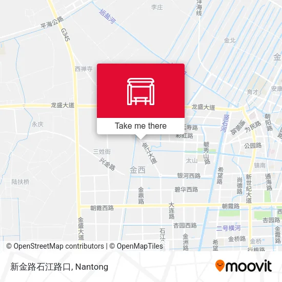 新金路石江路口 map