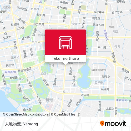 大地物流 map