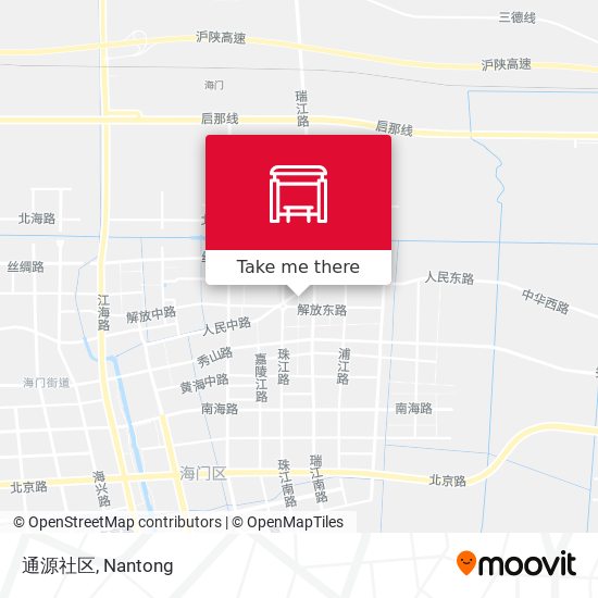 通源社区 map