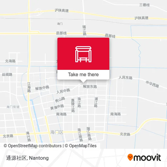 通源社区 map
