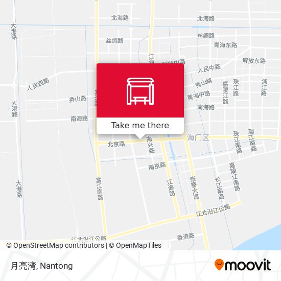 月亮湾 map