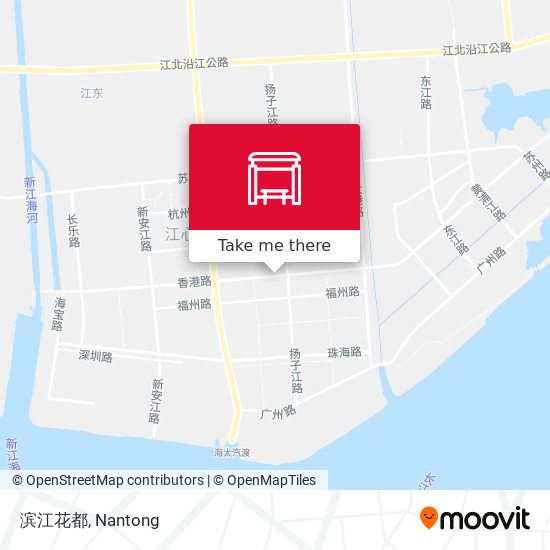 滨江花都 map