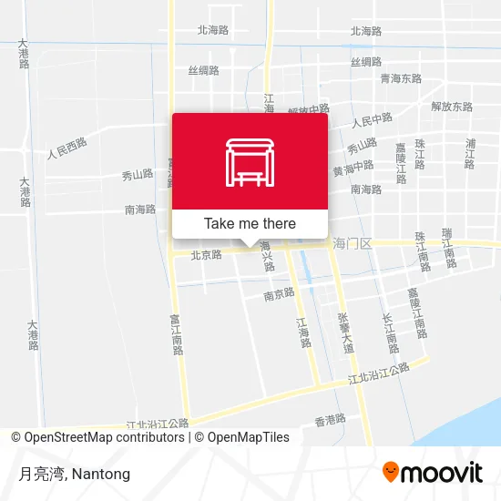 月亮湾 map