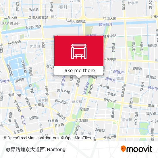 教育路通京大道西 map
