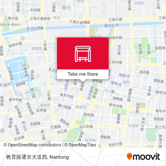 教育路通京大道西 map