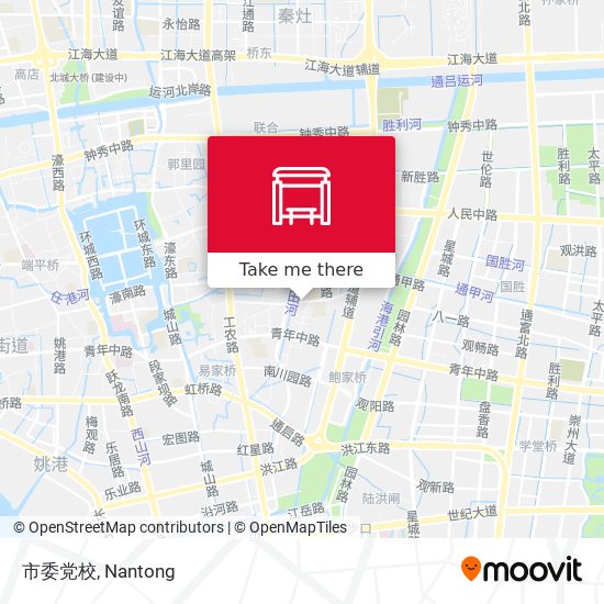 市委党校 map
