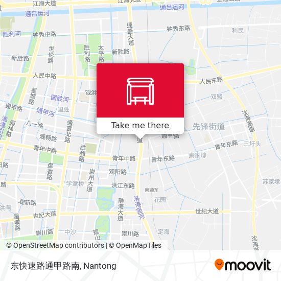 东快速路通甲路南 map