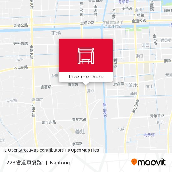 223省道康复路口 map