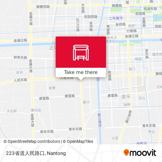 223省道人民路口 map