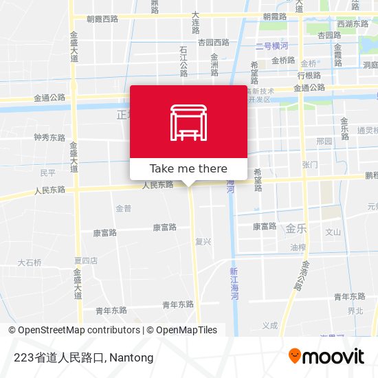 223省道人民路口 map