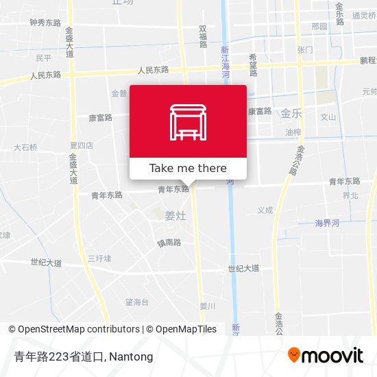 青年路223省道口 map
